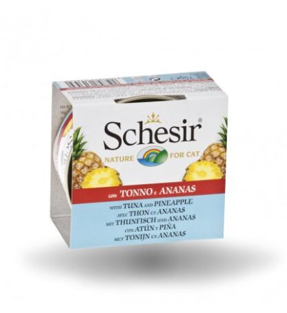 AGRAS SCHESIR GATTO FRUIT AL TONNETTO CON ANANAS IN GELATINA DA 75 GR IN LATTINA