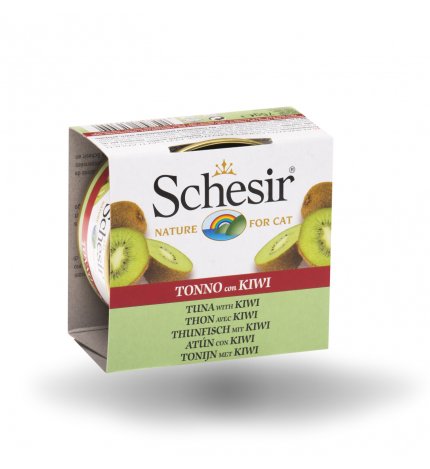 AGRAS SCHESIR GATTO FRUIT AL TONNETTO CON KIWI IN GELATINA DA 75 GR IN LATTINA