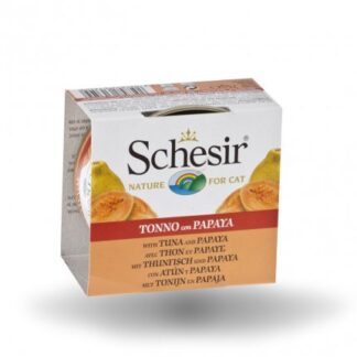 AGRAS SCHESIR GATTO FRUIT AL TONNETTO CON PAPAYA IN GELATINA DA 75 GR IN LATTINA