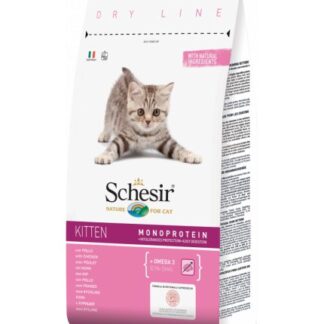 AGRAS SCHESIR GATTO KITTEN CON POLLO DA 1,5 KG