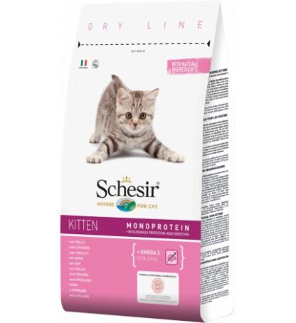 AGRAS SCHESIR GATTO KITTEN CON POLLO DA 1,5 KG