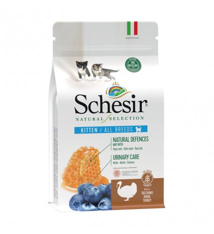 AGRAS SCHESIR GATTO NATURAL SELECTION KITTEN AL TACCHINO DA 1,4 KG
