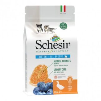 AGRAS SCHESIR GATTO NATURAL SELECTION KITTEN ALL'ANATRA DA 350 GR