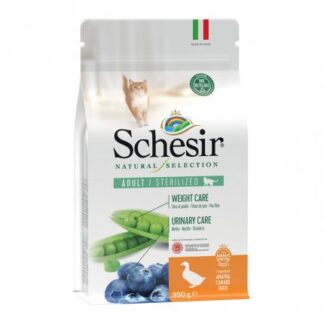 AGRAS SCHESIR GATTO NATURAL SELECTION STERILIZZATO ALL'ANATRA DA 350 GR