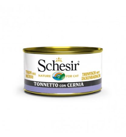 AGRAS SCHESIR GATTO TONNETTO CON CERNIA DA 85 GR IN LATTINA
