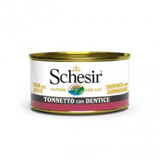 AGRAS SCHESIR GATTO TONNETTO CON DENTICE DA 85 GR IN LATTINA