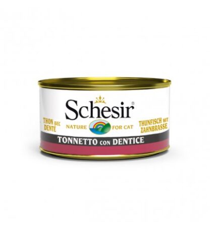 AGRAS SCHESIR GATTO TONNETTO CON DENTICE DA 85 GR IN LATTINA