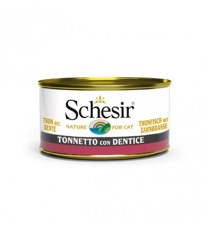 AGRAS SCHESIR GATTO TONNETTO CON DENTICE DA 85 GR IN LATTINA
