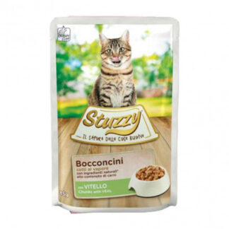 Agras stuzzy gatto con vitello da 85 gr in busta