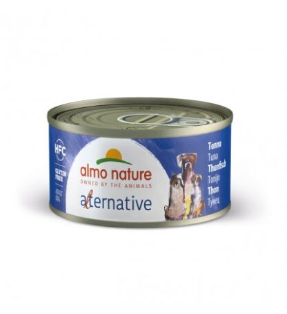 ALMO NATURE CANE ALTERNATIVE HFC CON TONNO DA 70 GR IN LATTINA