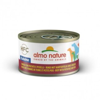 ALMO NATURE CANE CLASSIC HOME MADE AL MANZO CON PATATE E PISELLI DA 95 GR IN LATTINA