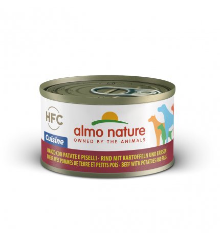 ALMO NATURE CANE CLASSIC HOME MADE AL MANZO CON PATATE E PISELLI DA 95 GR IN LATTINA