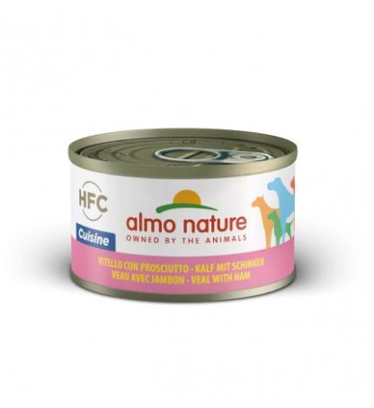 ALMO NATURE CANE CLASSIC VITELLO E PROSCIUTTO DA 95 GR IN LATTINA