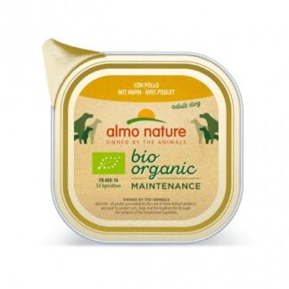 ALMO NATURE CANE DAILYMENU BIO CON POLLO DA 100 GR IN VASCHETTA