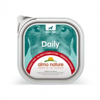 ALMO NATURE CANE DAILYMENU CON MANZO E PATATE DA 300 GR IN VASCHETTA