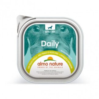 ALMO NATURE CANE DAILYMENU CON POLLO E PISELLI DA 300 GR IN VASCHETTA