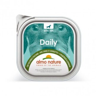 ALMO NATURE CANE DAILYMENU CON TACCHINO E ZUCCHINE DA 100 GR IN VASCHETTA