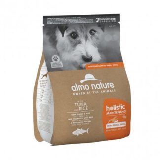 ALMO NATURE CANE HOLISTIC ADULT EXSTRA SMALL CON TONNO E RISO DA 2 KG