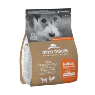 ALMO NATURE CANE HOLISTIC ADULT EXTRA SMALL CON AGNELLO POLLO E RISO DA 2 KG