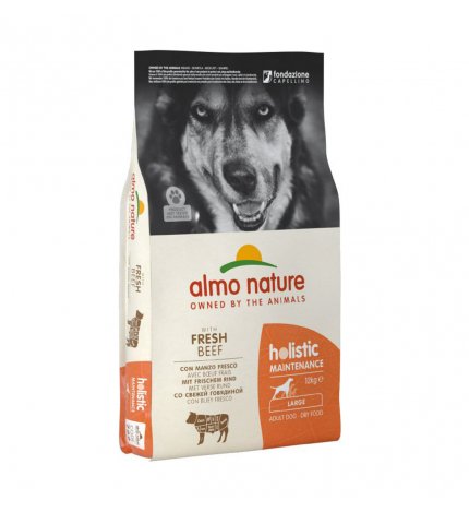 ALMO NATURE CANE HOLISTIC ADULT LARGE CON MANZO E RISO DA 12 KG