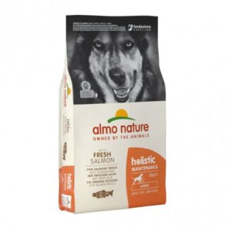 ALMO NATURE CANE HOLISTIC ADULT LARGE CON SALMONE E RISO DA 12 KG