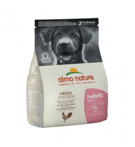 ALMO NATURE CANE HOLISTIC PUPPY SMALL CON POLLO E RISO DA 2 KG
