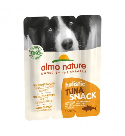 ALMO NATURE CANE HOLISTIC SNACK AL TONNO 3 STICKS DA 10 GR