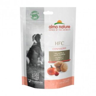 ALMO NATURE CANE SNACK BISCOTTI ADULT HFC CONFISERIE CON MELA E ZUCCA DA 60 GR