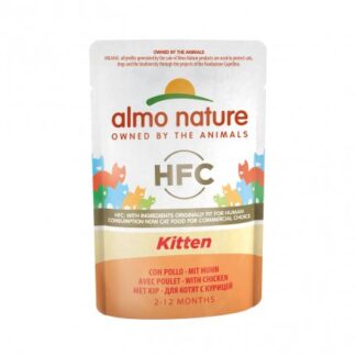 ALMO NATURE GATTO CLASSIC CUISINE KITTEN POLLO 55 GR