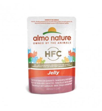 ALMO NATURE GATTO CLASSIC IN GELATINA CON TONNO E GAMBERETTI DA 55 GR IN BUSTA
