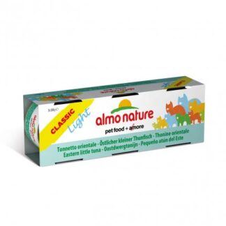 ALMO NATURE GATTO CLASSIC LIGHT CON TONNETTO ORIENTALE 3 LATTINE DA 50 GR