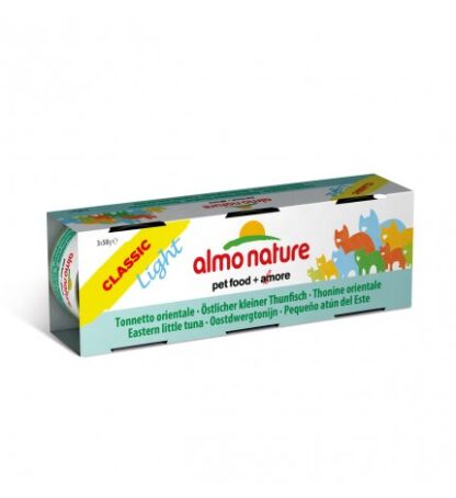 ALMO NATURE GATTO CLASSIC LIGHT CON TONNETTO ORIENTALE 3 LATTINE DA 50 GR