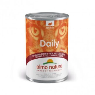 ALMO NATURE GATTO DAILYMENU CON ANATRA DA 400 GR IN LATTINA