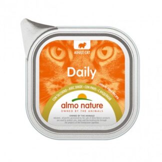 ALMO NATURE GATTO DAILYMENU CON TACCHINO DA 100 GR IN VASCHETTA