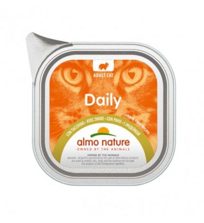 ALMO NATURE GATTO DAILYMENU CON TACCHINO DA 100 GR IN VASCHETTA