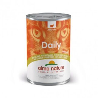 ALMO NATURE GATTO DAILYMENU CON TACCHINO DA 400 GR IN LATTINA