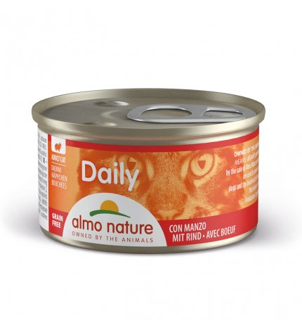 ALMO NATURE GATTO DAILYMENU DADINI CON MANZO DA 85 GR IN LATTINA