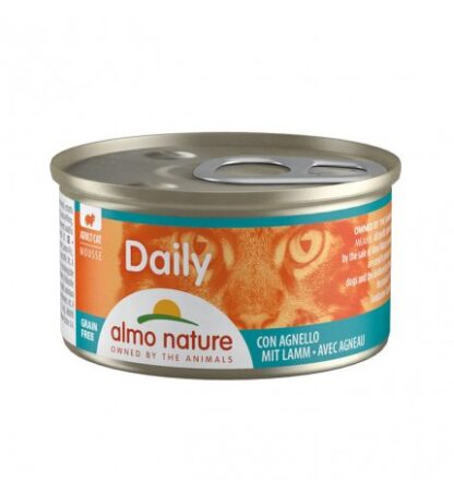 ALMO NATURE GATTO DAILYMENU MOUSSE CON AGNELLO DA 85 GR IN LATTINA