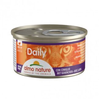 ALMO NATURE GATTO DAILYMENU MOUSSE CON CONIGLIO DA 85 GR IN LATTINA