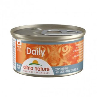 ALMO NATURE GATTO DAILYMENU MOUSSE CON STORIONE DA 85 GR IN LATTINA