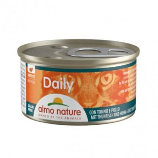ALMO NATURE GATTO DAILYMENU MOUSSE CON TONNO E POLLO DA 85 GR IN LATTINA