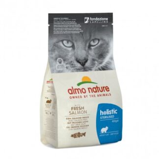 ALMO NATURE GATTO FUNCTIONAL ADULT STERILIZED CON SALMONE E RISO DA 400 GR