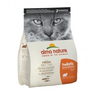 ALMO NATURE GATTO HOLISTIC ADULT CON PESCE AZZURRO E RISO DA 2 KG