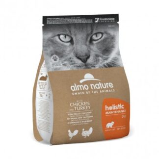 ALMO NATURE GATTO HOLISTIC ADULT CON POLLO E TACCHINO DA 2 KG