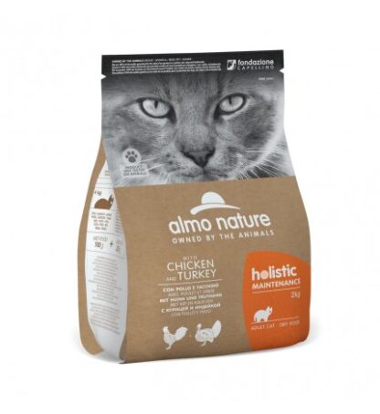 ALMO NATURE GATTO HOLISTIC ADULT CON POLLO E TACCHINO DA 2 KG