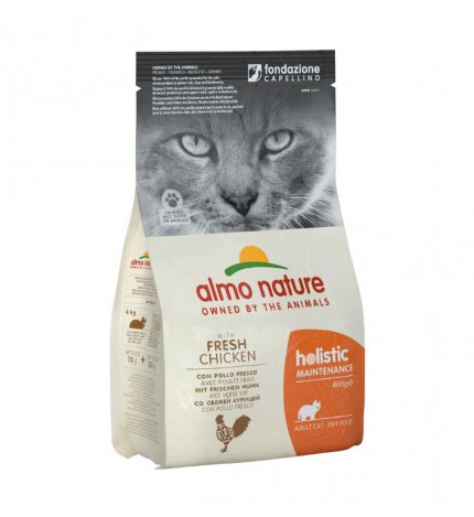 ALMO NATURE GATTO HOLISTIC ADULT CON POLLO FRESCO DA 400 GR