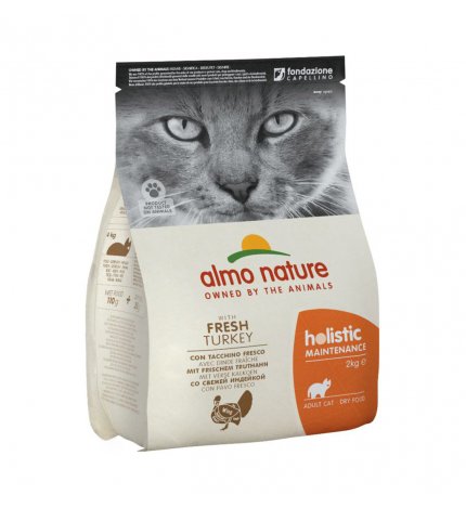 ALMO NATURE GATTO HOLISTIC ADULT CON TACCHINO DA 2 KG