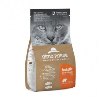 ALMO NATURE GATTO HOLISTIC ADULT CON TONNO E SALMONE DA 400 GR