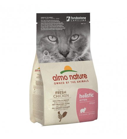 ALMO NATURE GATTO HOLISTIC KITTEN CON POLLO DA 400 GR