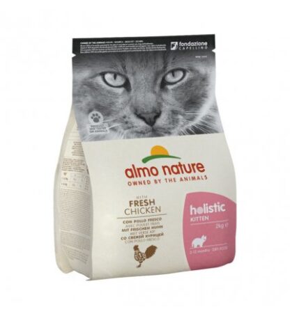 ALMO NATURE GATTO HOLISTIC KITTEN CON POLLO E RISO DA 2 KG